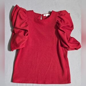 THML Scarlet Puff Sleeve Blouse